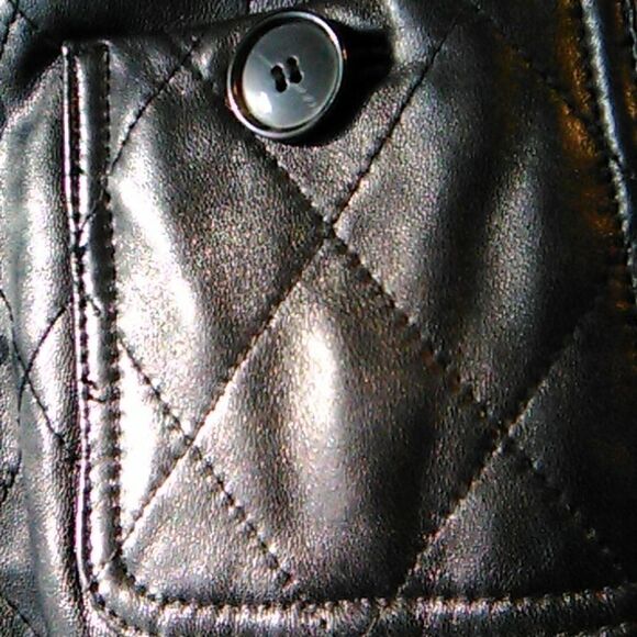 Robert Phillipe Lambskin Black Leather Jacket - Picture 12 of 14